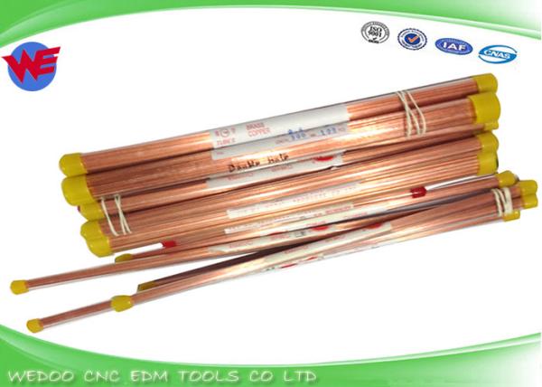 EDM Copper Electrode Tube 2.0*400mm Multi hole Type For EDM Drill Machine