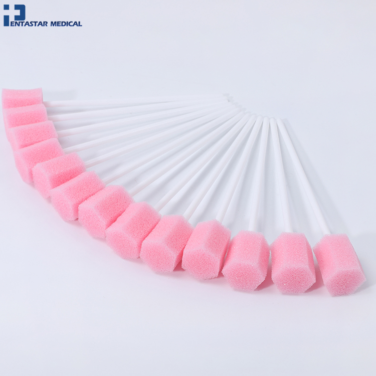 High Quality Oral Care Swabs for Mouth Cleaning Disposable oral swab Medical oral sponge swab