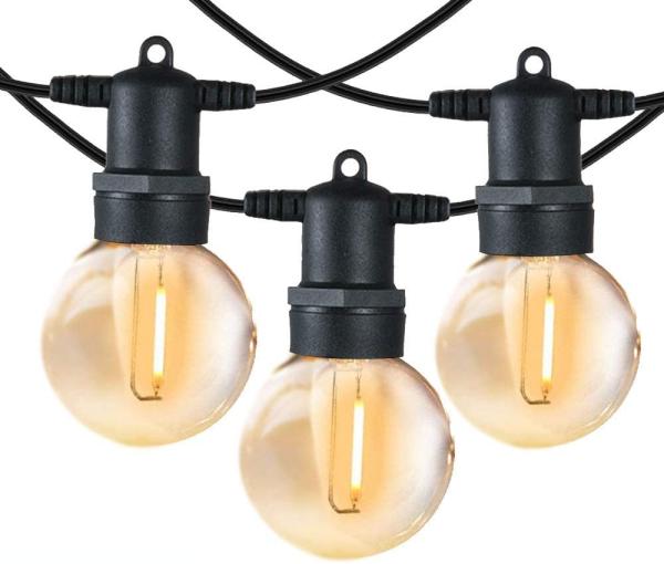 Buy cheap G40 Globe Plastic 12 Bulbs Connectable Outdoor Bulb String Lights from wholesalers