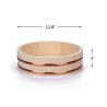 Buy cheap Diameter 39cm white pine Wooden Hangiri Rice Mixing Bowl from wholesalers