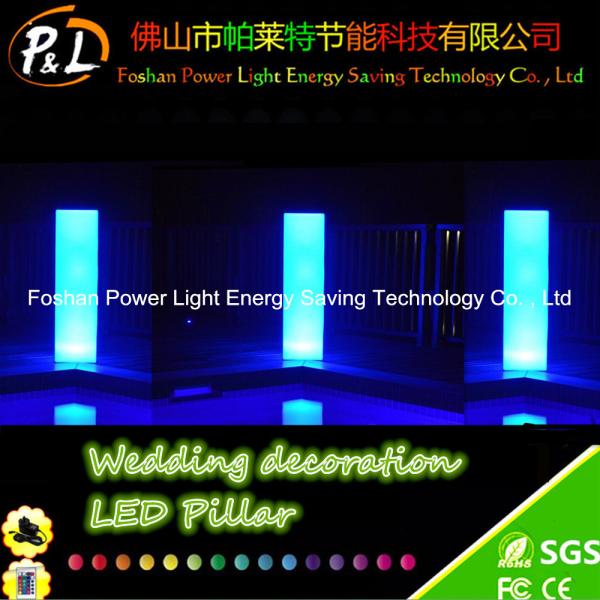 Buy cheap 16 Colors Changing Wedding Event LED Pillars Plastic With Remote Control from wholesalers