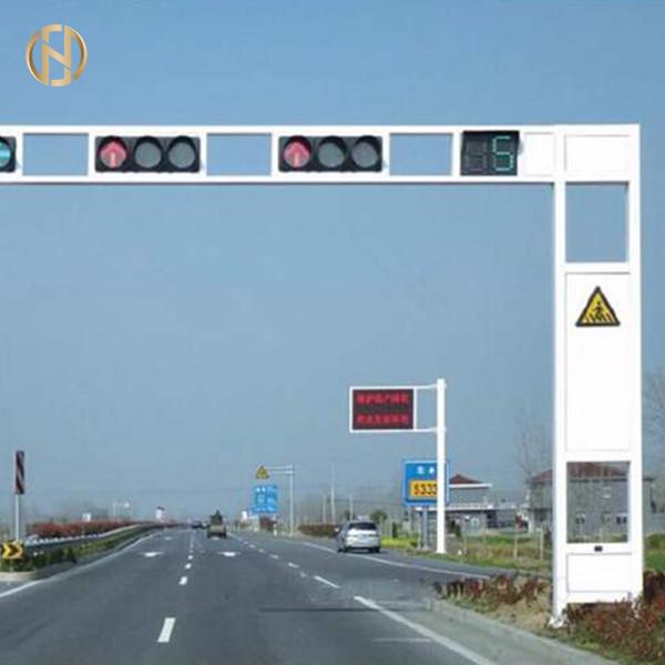 Buy cheap Hot Dip Galvanized Traffic Light Post Earthquake Resistant Long Service Life from wholesalers