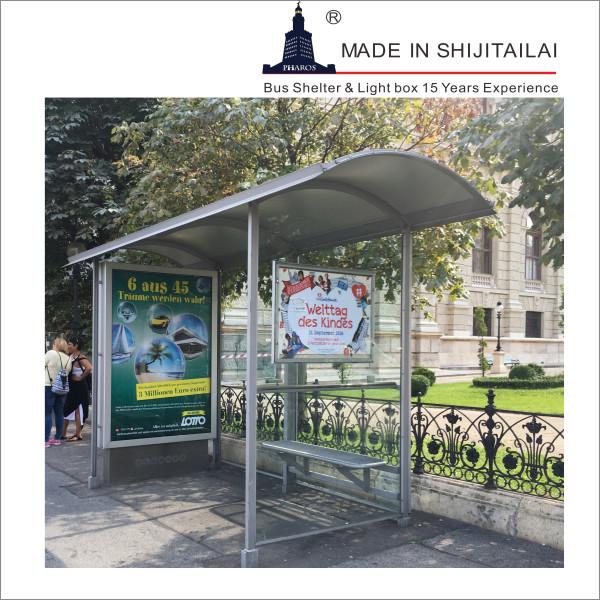 Buy cheap H2900mm Aluminum Bus Shelter from wholesalers
