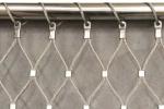 Flexible Metal Mesh Panels Stainless Steel 316 Rope Net Fence With 2.0mm Wire
