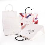 Kraft Carry Bags Drawstring Custom Printed Paper Gift Bags 150g