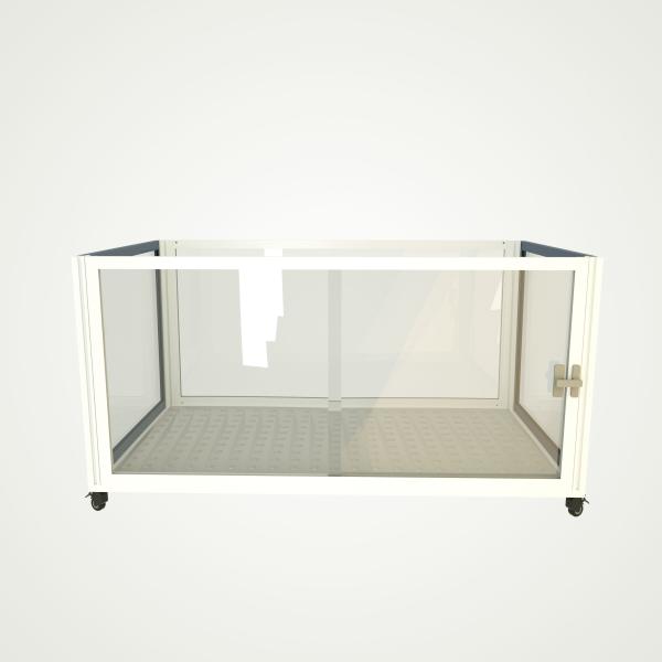 Buy cheap Portable Purple Metal Pet Cage With 4 Wheels For Small To Medium Sized Pets from wholesalers