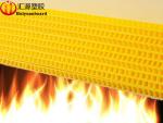 8mm Reusable Fireproof Yellow Corrugated Plastic Sheets