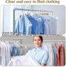 Buy cheap Plastic Garment Bags Clear Dress Covers For Hanging Transparent Dry Cleaning Bags Dust-Proof Garment Covers from wholesalers