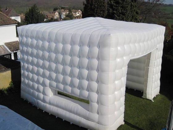 Buy cheap Inflatable Tent / Inflatable dome tent sport tent cube tent pvc tarpaulin 6x6m from wholesalers