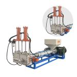 Motor Driven Waste HDPE Plastic Recycling Pelletizing Machine Granules PP PE