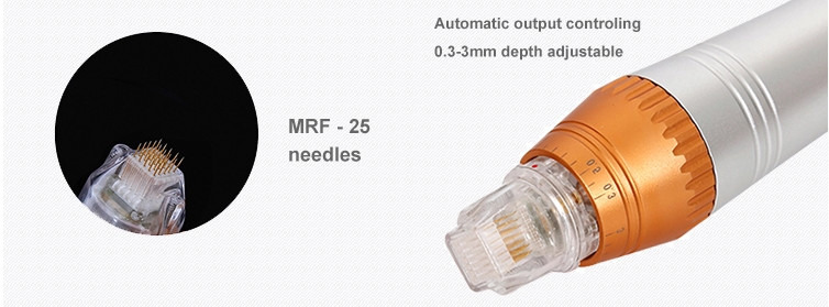 microneedle therapy system rf fractional skin resurfacing microneedling device