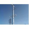 Buy cheap 500KG Design Load Q345 Hot Dip Galvanized Electrical Steel Tubular Pole from wholesalers