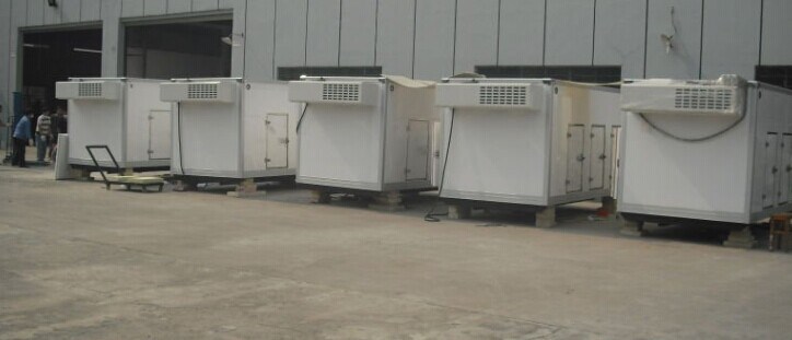 Refrigerated Truck Body (FRP Sandwich Panel) for Ice Cream Transportation