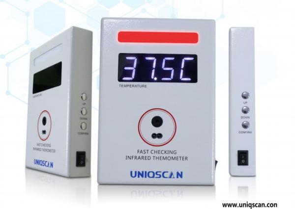 Buy cheap Voice Alarm Warning Contactless IR Thermometer Measurement Three Color Display from wholesalers
