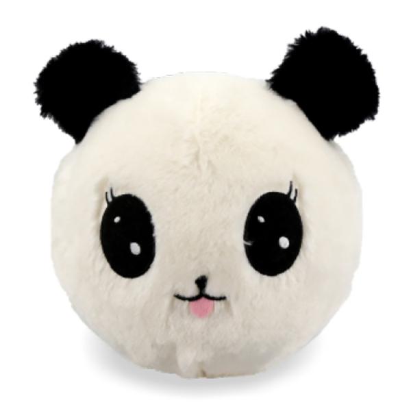 Buy cheap Polyester Fuzzy Panda Bear Inflatable Toy Ball 9" Diameter for Children from wholesalers
