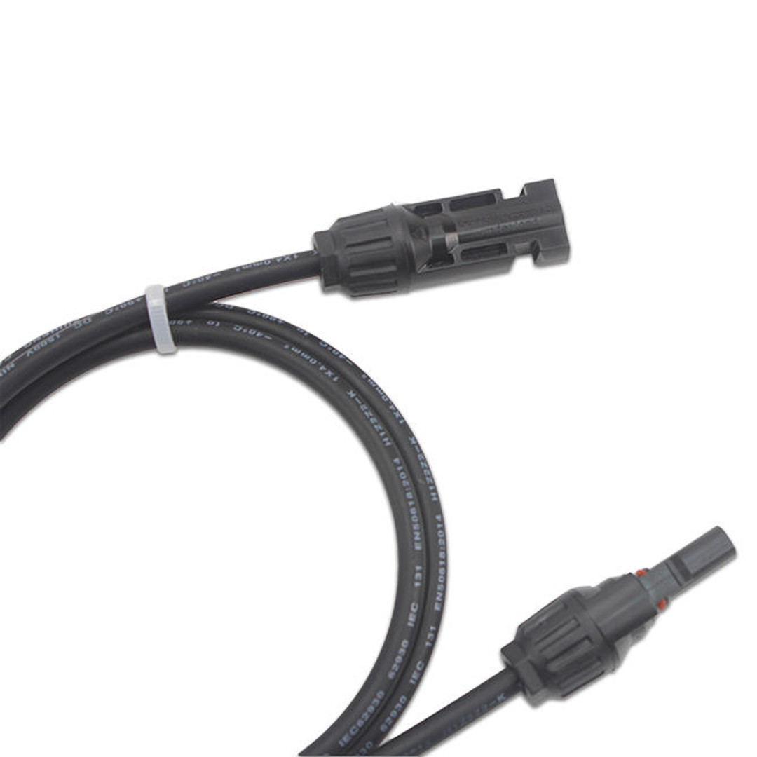 Copper XLPE PV Cable Assembly Tin Plated Contacts 6KV Test Voltage Solar Charge Controller