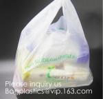 GREEN Biodegradable & Compostable Pack of 75 Lexington Corn Starch Carry Bags