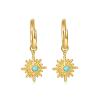 Buy cheap Turquoise Stone 18k Gold Plated Jewelry Set Necklaces And Earrings For Women from wholesalers