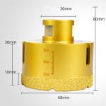 68mm Brocas Tile M14 Marble Diamond Drill Core Bit Vacuum Brazed