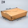 Buy cheap disposable lunch box in kraft paper material food packing from wholesalers