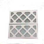 Farm Paper Pre Air Filter G4 Pleated Panel Cardboard Frame Recycled Gradient