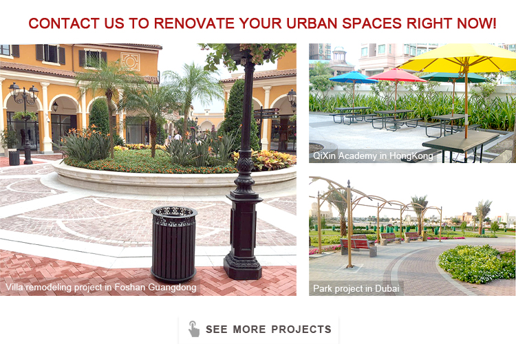recycled plastic outdoor benches
