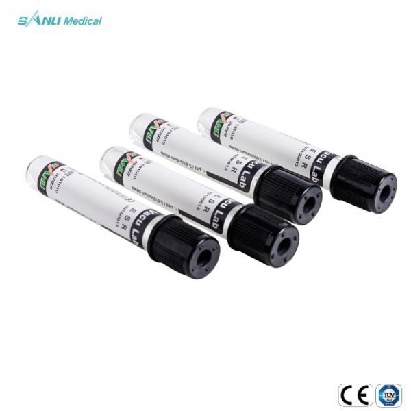 Buy cheap Black Top Erythrocyte Sedimentation Rate Tube 13x75mm 1.6ml sterile from wholesalers