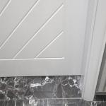 Single Sliding Solid Wood Flush Doors 90cm Waterproof Anti UV Termites