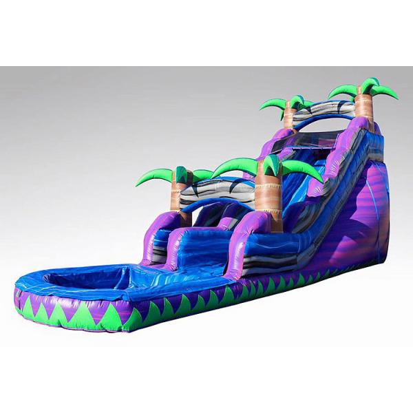 Buy cheap Outdoor Water Slide Jumper Inflatable Bouncer Hous Blue Tree Slides For Sale from wholesalers
