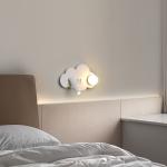 Bedroom bedside reading wall lamp creative full acrylic ball eye protection