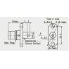Buy cheap BMA Male Stainless Steel Housing 2-hole Flange RF Coaxial Connector from wholesalers