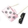 Buy cheap Multi Glitter Pink Dressing Acrylic Clutch Bag With Grey Dots Large Space Design from wholesalers