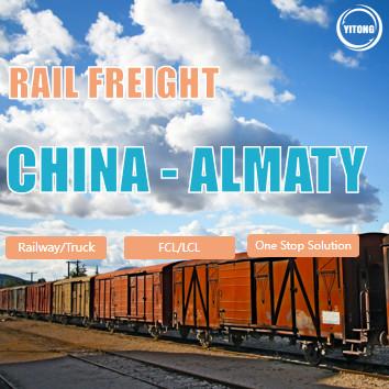 Buy cheap Guangzhou Zhengzhou China to Almaty Kazakhstan International Rail Freight Service from wholesalers