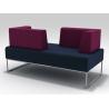 Buy cheap Commercial Restaurant Booth And Table Set / Waiting Area Benches Set from wholesalers