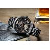 Buy cheap KINYUED High Quality Custom Waterproof Watch Watch Buckle Stainless Steel Automatic Mechanical Watch Men from wholesalers