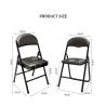 Buy cheap 0.5cm Cushion Waterproof Fabric Outdoor Folding Garden Chairs 3.8KG from wholesalers