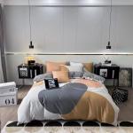 Skin-Friendly Aloe Cotton Four-Piece Duvet Cover Bedding Sheet Set with 133x72