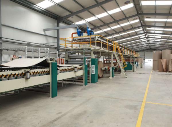 Buy cheap 380V 50Hz Corrugated Cardboard Making Machine , Corrugated Production Line from wholesalers