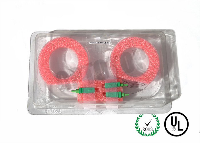 SC APC 0.9 mm Multimode Fiber Coupler MM Splitter For CATV / Networks
