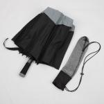 25 Inch Semi - Auto Foldable Golf Umbrella With Vented Canop 190T Pongee Fabric