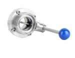 Butterfly Type Stainless Steel Valves Manual External Thread DIN Standard