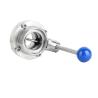 Buy cheap Butterfly Type Stainless Steel Valves Manual External Thread DIN Standard from wholesalers