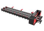 Buy cheap 36KW Cnc Bandsaw Machine 12000mm Sawing length Automatic Chip Removal from wholesalers