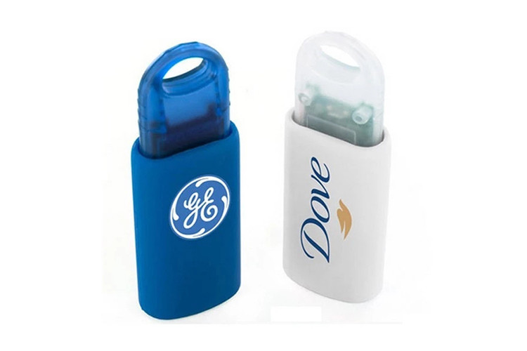Factory supply show life brand 4GB 2.0 red color plastic spring USB with customized logo and package