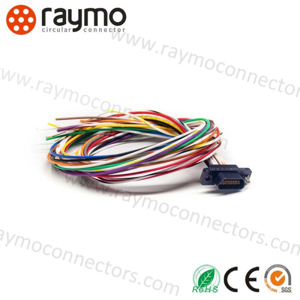 J30J Series MIL-Spec 25 Pin Micro-D Waterproof Power Connector Plug