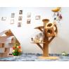 Buy cheap Luxury Hexagon Wooden Pet Bed Cave Cat Climbing Tower With Space Capsule from wholesalers