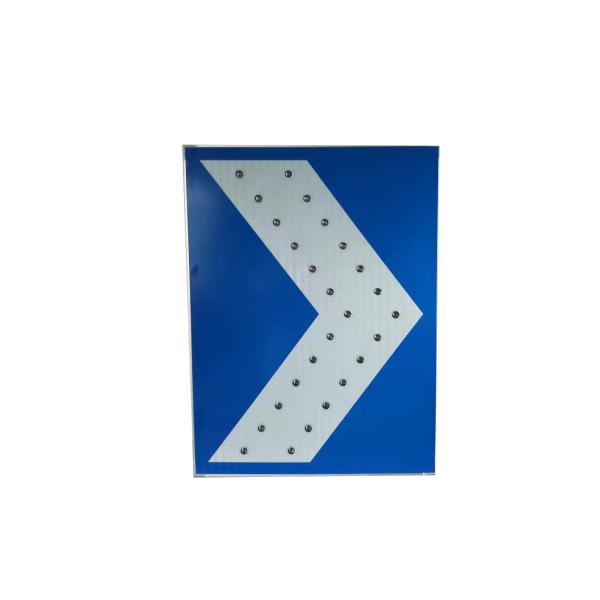 Buy cheap Aluminum Solar Chevron Sign Mono Crystalline IP54 Chevron Street Sign from wholesalers