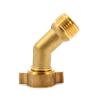 Buy cheap 3/4'' Lead Free Brass Hose Elbow , 45 Degree Garden Hose Elbow With Gripper from wholesalers