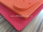 One Side Orange EVA Sheet For Shoe , Comfortable EVA Rubber Sole Sheet For Home