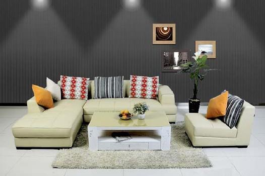 Buy cheap leather living room sofa set0727# from wholesalers